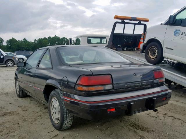 1G2WJ14T3LF302230 - 1990 PONTIAC GRAND PRIX BLACK photo 3