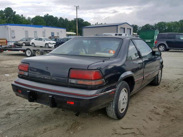 1G2WJ14T3LF302230 - 1990 PONTIAC GRAND PRIX BLACK photo 4