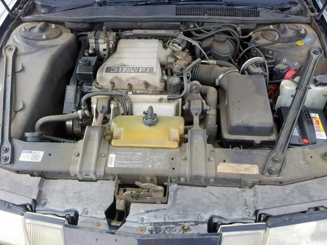 1G2WJ14T3LF302230 - 1990 PONTIAC GRAND PRIX BLACK photo 7