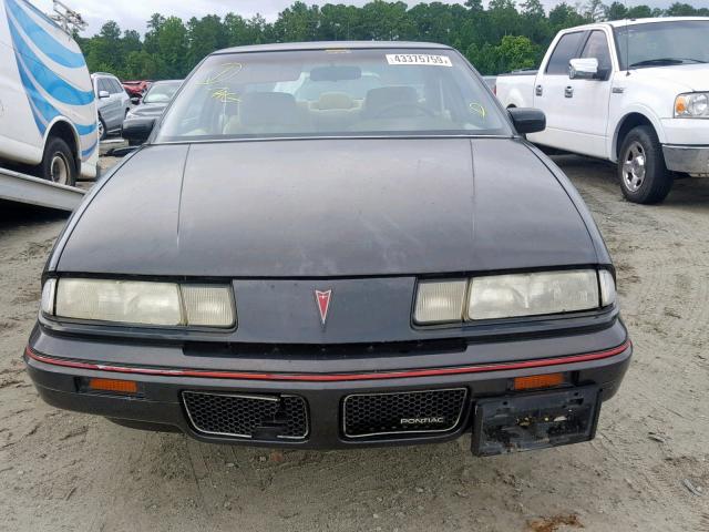 1G2WJ14T3LF302230 - 1990 PONTIAC GRAND PRIX BLACK photo 9