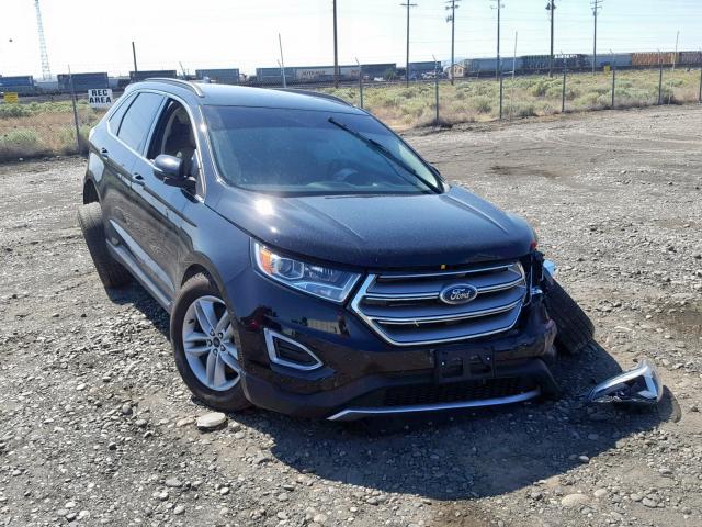 2FMPK4J87JBB89777 - 2018 FORD EDGE SEL BLACK photo 1