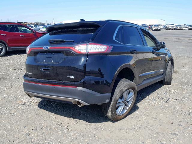 2FMPK4J87JBB89777 - 2018 FORD EDGE SEL BLACK photo 4