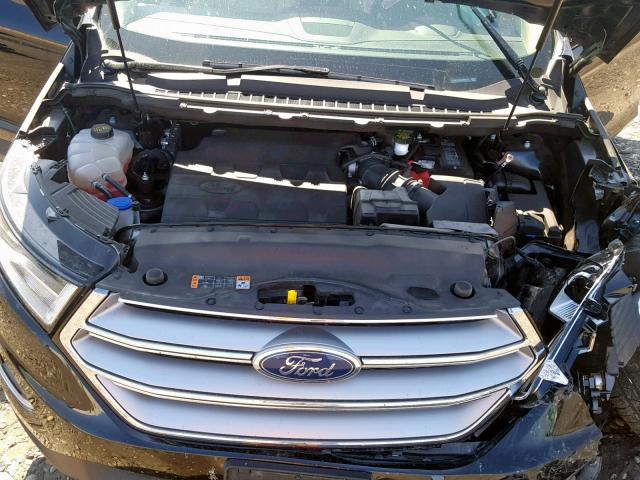 2FMPK4J87JBB89777 - 2018 FORD EDGE SEL BLACK photo 7