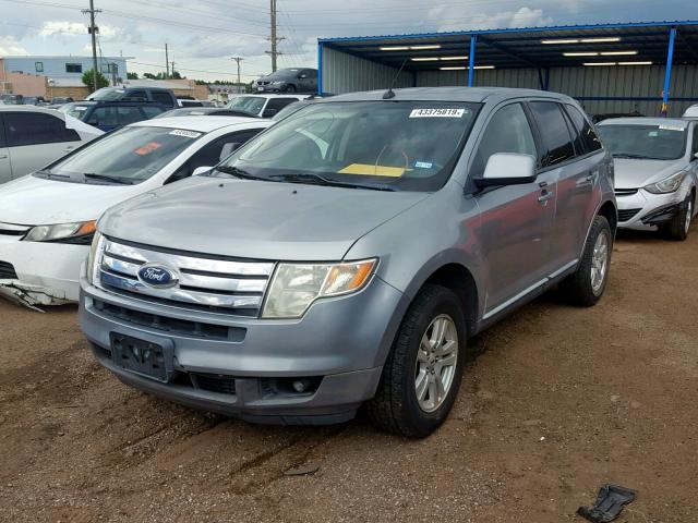 2FMDK38C47BB10307 - 2007 FORD EDGE SEL SILVER photo 2