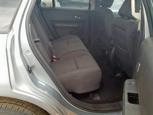 2FMDK38C47BB10307 - 2007 FORD EDGE SEL SILVER photo 6