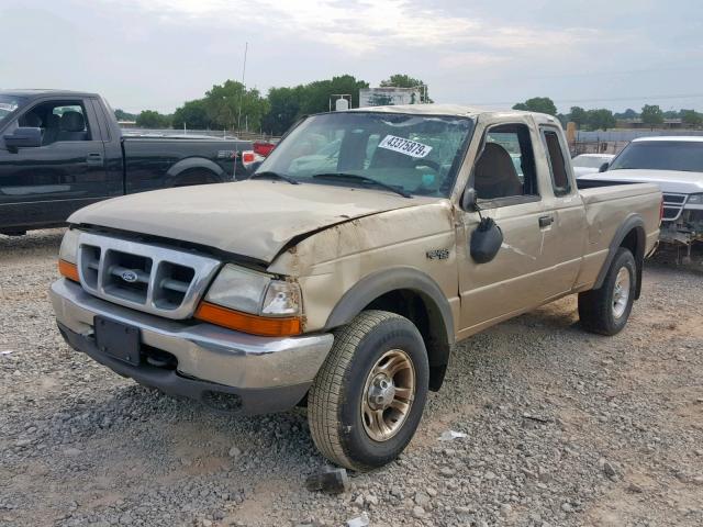 1FTZR15X8YPA57767 - 2000 FORD RANGER SUP GOLD photo 2