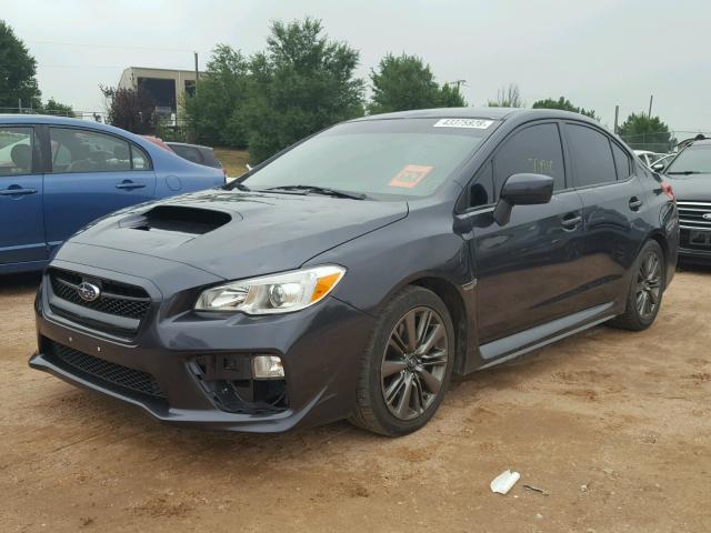 JF1VA1A60F9802912 - 2015 SUBARU WRX GRAY photo 2