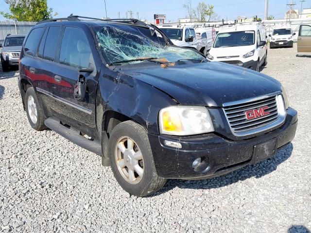 1GKDT13S082138718 - 2008 GMC ENVOY BLACK photo 1