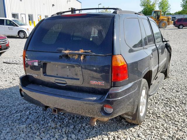 1GKDT13S082138718 - 2008 GMC ENVOY BLACK photo 4