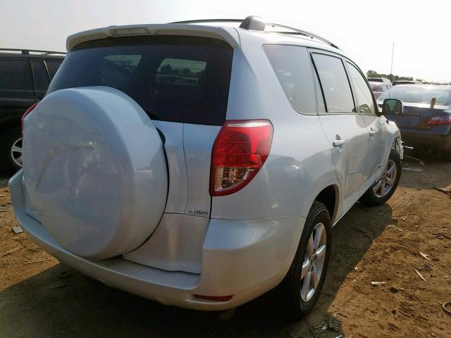 JTMBD31V385206193 - 2008 TOYOTA RAV4 LIMIT WHITE photo 4