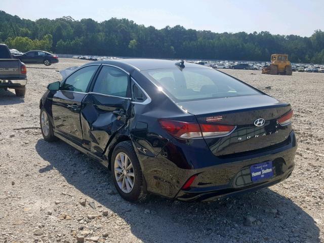 5NPE24AA3JH695853 - 2018 HYUNDAI SONATA ECO BLACK photo 3