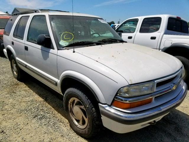 1GNET13W712230758 - 2001 CHEVROLET BLAZER WHITE photo 1