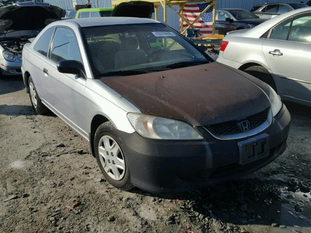 1HGEM22114L022588 - 2004 HONDA CIVIC DX V SILVER photo 1