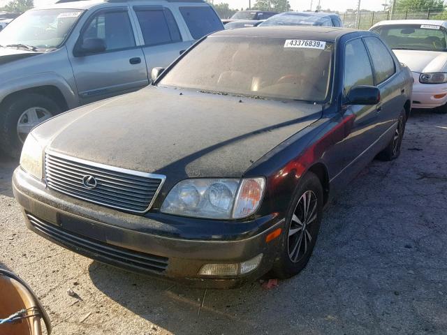 JT8BH28F6Y0167804 - 2000 LEXUS LS 400 BLACK photo 2