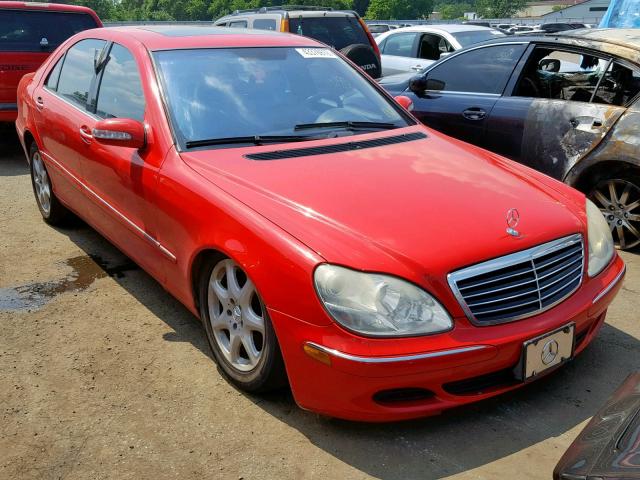 WDBNG84JX3A337744 - 2003 MERCEDES-BENZ S 500 4MAT RED photo 1