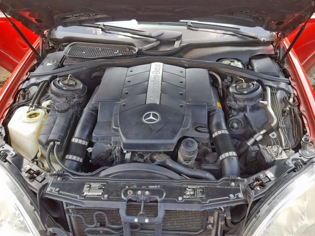 WDBNG84JX3A337744 - 2003 MERCEDES-BENZ S 500 4MAT RED photo 7