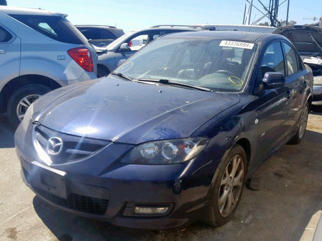 JM1BK324391195314 - 2009 MAZDA 3 S BLUE photo 2