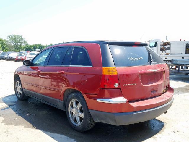 2C8GF68404R550851 - 2004 CHRYSLER PACIFICA MAROON photo 3