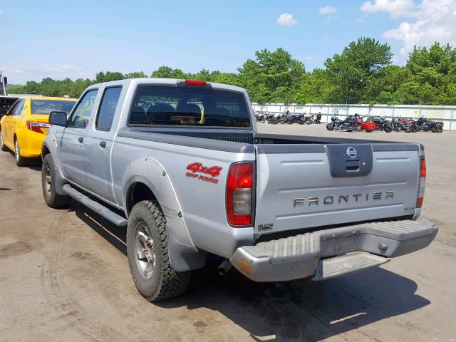 1N6ED29Y63C448628 - 2003 NISSAN FRONTIER C SILVER photo 3