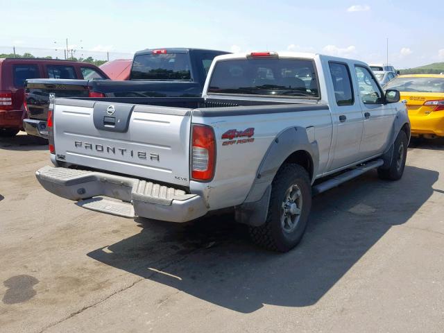 1N6ED29Y63C448628 - 2003 NISSAN FRONTIER C SILVER photo 4