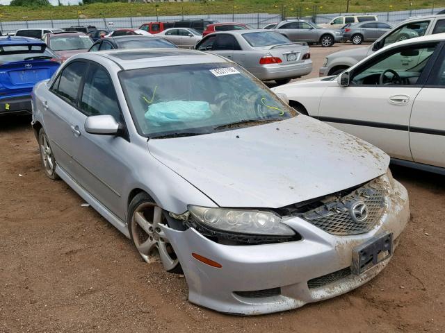 1YVHP80DX45N32777 - 2004 MAZDA 6 S SILVER photo 1