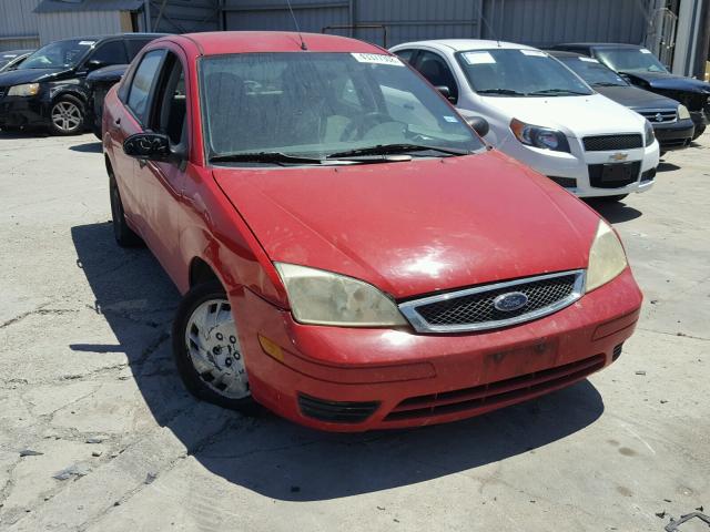 1FAFP34N17W355799 - 2007 FORD FOCUS ZX4 RED photo 1