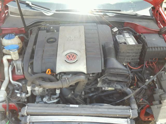 3VWTJ71K37M096729 - 2007 VOLKSWAGEN JETTA GLI RED photo 7