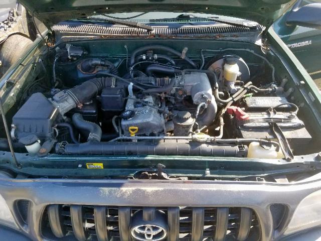 5TENL42N62Z091985 - 2002 TOYOTA TACOMA GREEN photo 7