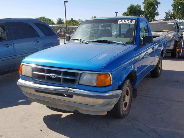 1FTCR10A2RPC32217 - 1994 FORD RANGER BLUE photo 2