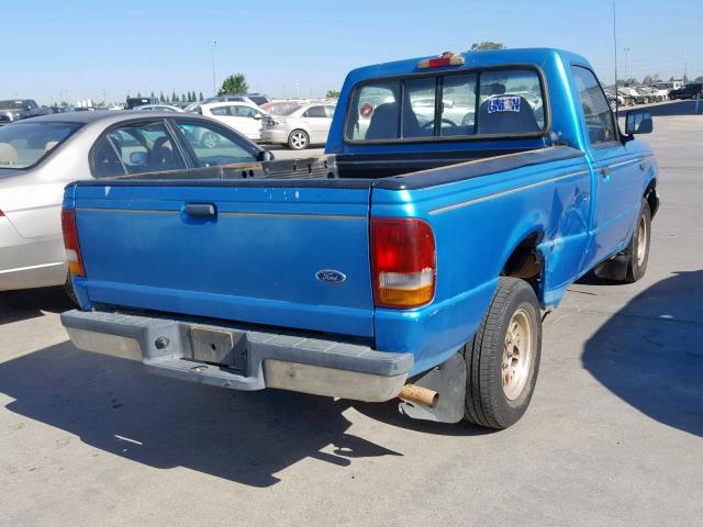 1FTCR10A2RPC32217 - 1994 FORD RANGER BLUE photo 4