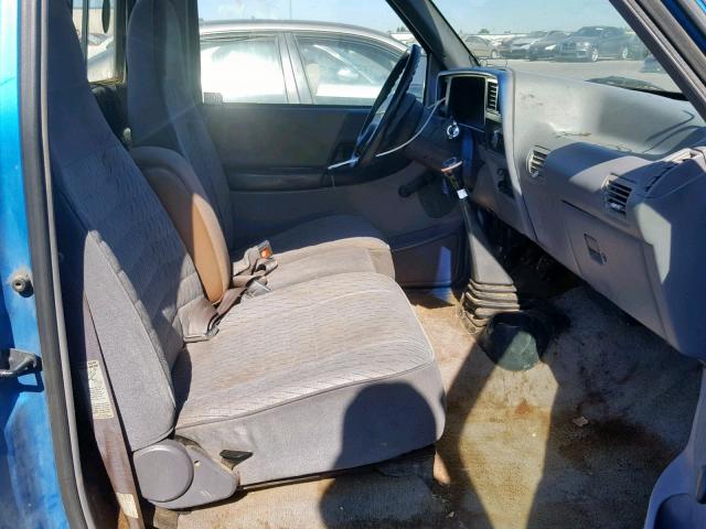 1FTCR10A2RPC32217 - 1994 FORD RANGER BLUE photo 5