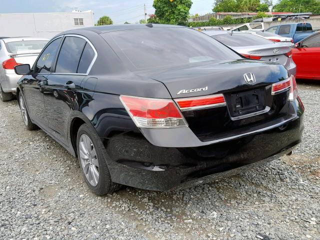 1HGCP2F81CA216411 - 2012 HONDA ACCORD EXL BLACK photo 3