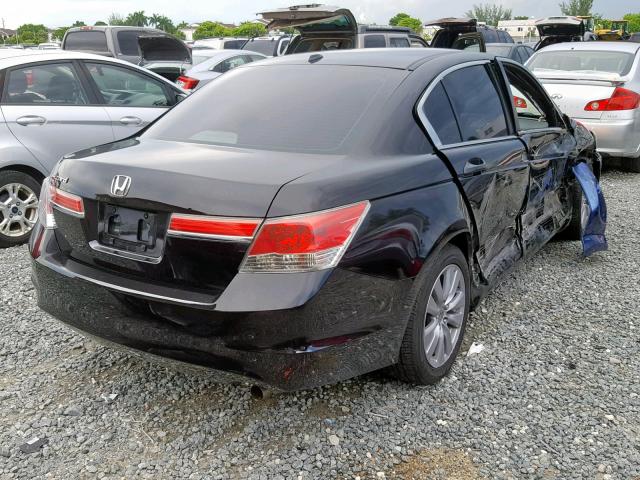 1HGCP2F81CA216411 - 2012 HONDA ACCORD EXL BLACK photo 4