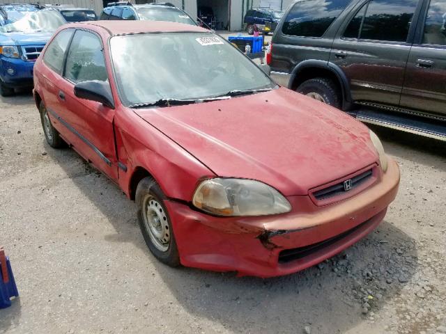 2HGEJ6341TH120444 - 1996 HONDA CIVIC DX RED photo 1