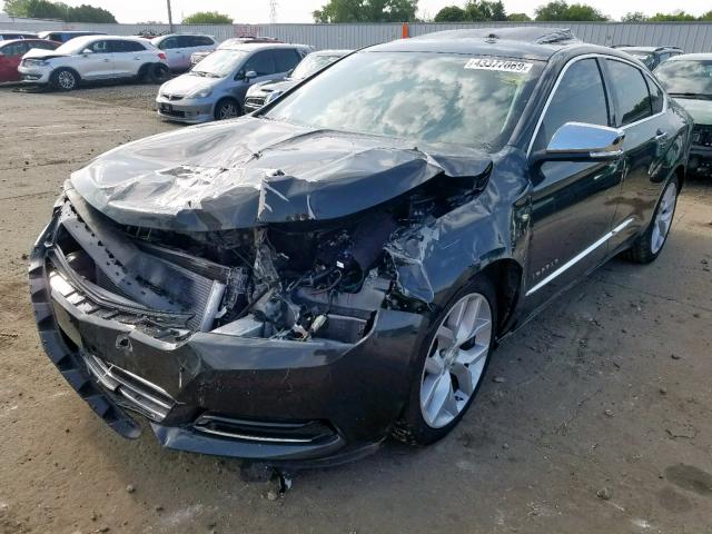 2G1155S39E9240065 - 2014 CHEVROLET IMPALA LTZ CHARCOAL photo 2