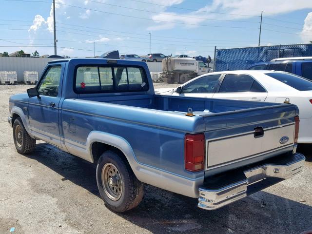 1FTCR10A6LUA09252 - 1990 FORD RANGER BLUE photo 3