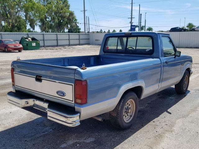 1FTCR10A6LUA09252 - 1990 FORD RANGER BLUE photo 4