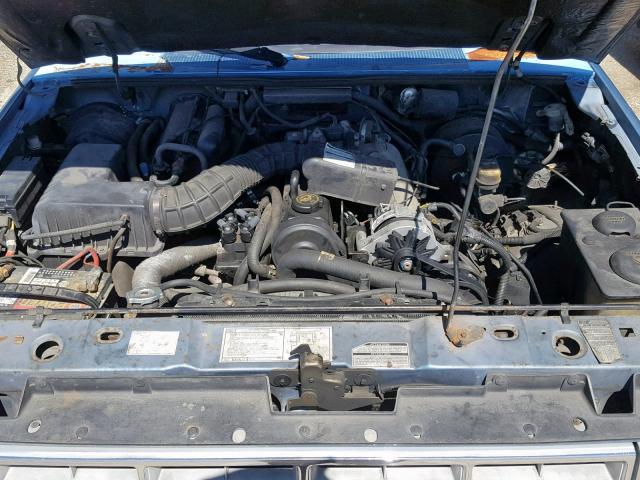 1FTCR10A6LUA09252 - 1990 FORD RANGER BLUE photo 7