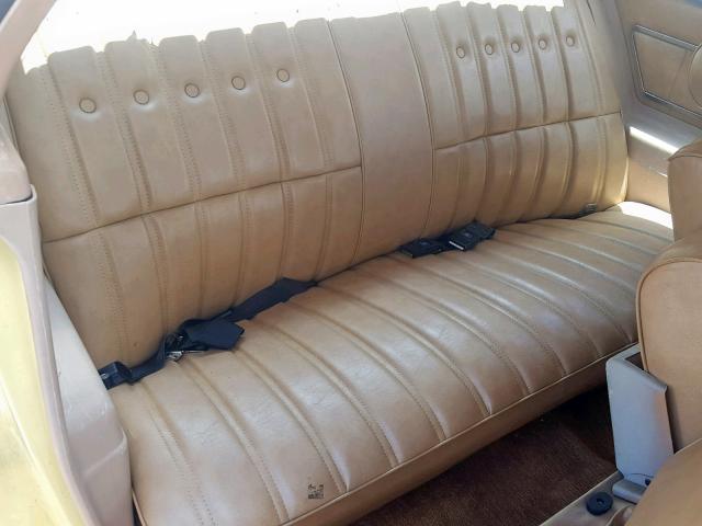 1D37U7B435406 - 1977 CHEVROLET MALIBU YELLOW photo 6