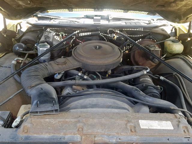 1D37U7B435406 - 1977 CHEVROLET MALIBU YELLOW photo 7