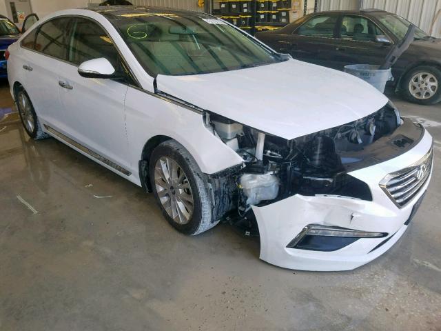 5NPE34AF6FH245937 - 2015 HYUNDAI SONATA SPO WHITE photo 1