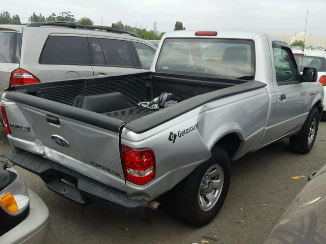 1FTKR1AD4APA56747 - 2010 FORD RANGER SILVER photo 4