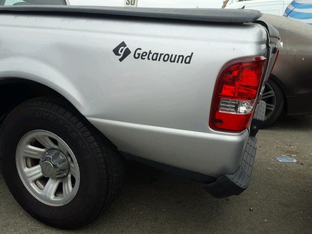 1FTKR1AD4APA56747 - 2010 FORD RANGER SILVER photo 9