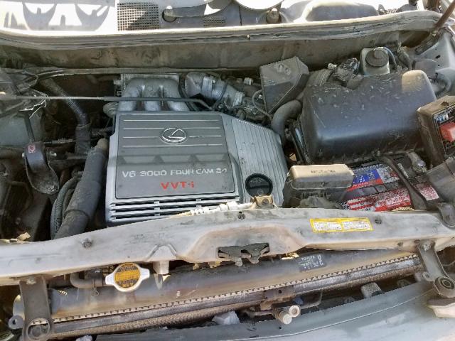 JT6HF10U4X0014639 - 1999 LEXUS RX 300 SILVER photo 7