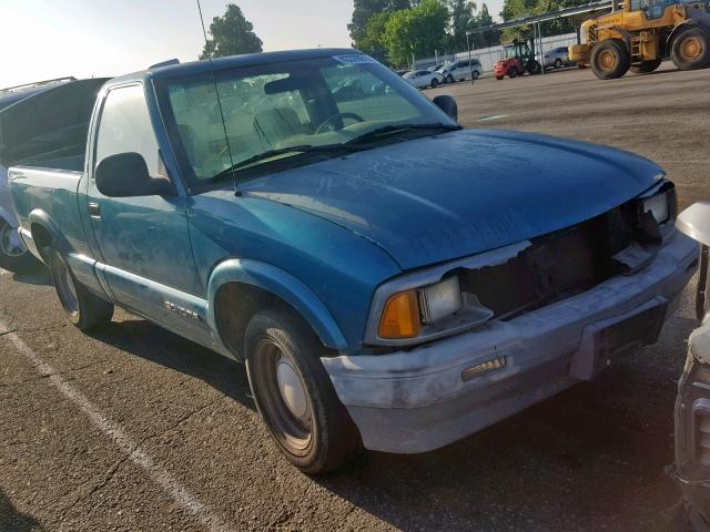 1GTCS14W5R8501220 - 1994 GMC SONOMA GREEN photo 1