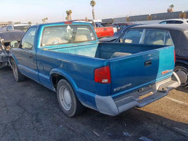 1GTCS14W5R8501220 - 1994 GMC SONOMA GREEN photo 3