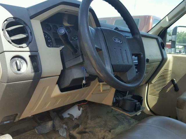 1FDWF305X8EC54685 - 2008 FORD F350 SRW S WHITE photo 10