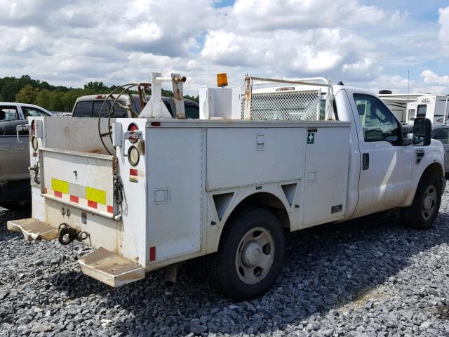 1FDWF305X8EC54685 - 2008 FORD F350 SRW S WHITE photo 4