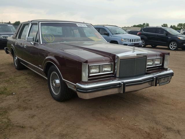 1LNBP96F9DY620854 - 1983 LINCOLN TOWN CAR BROWN photo 1