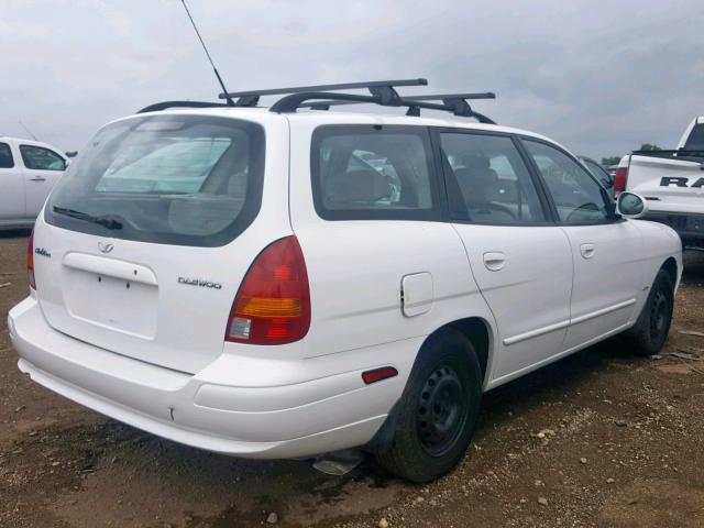 KLAJB82Z02K765734 - 2002 DAEWOO NUBIRA CDX WHITE photo 4